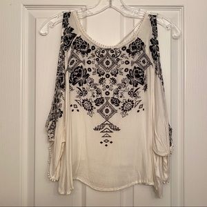 Urban Outfitters Backless Printed Top